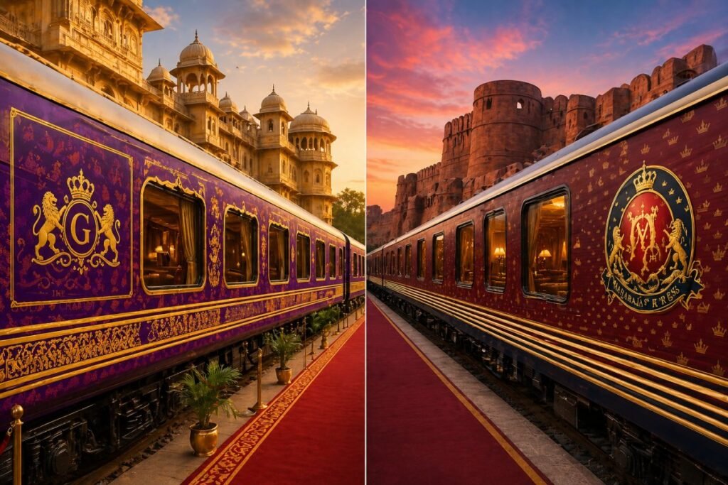 Golden Chariot vs Maharajas' Express: A Tale of Two Luxury Train Experiences